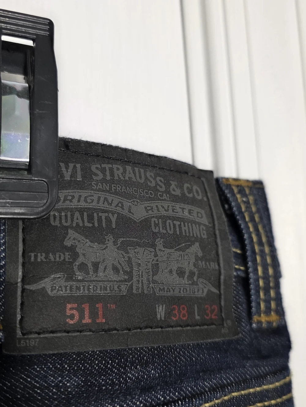 Levi's Black Label San Francisco 511 Indigo Jeans 38